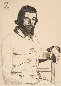 Porträt von Charles Meryon, 1853 von Felix Bracquemond
