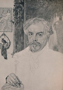 Porträt von Edmund De Goncourt von Felix Bracquemond