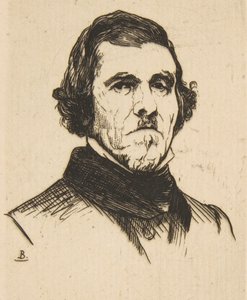 Porträt von Eugène Delacroix, 1863