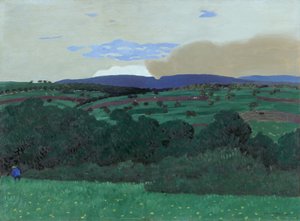 Umgebung von Lausanne, 1900 von Felix Edouard Vallotton