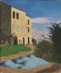 Haus in der Sonne, Blaue Steine, 1920