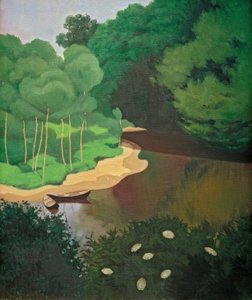 Die Dordogne bei Carennac von Felix Edouard Vallotton