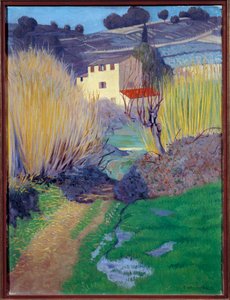 Landschaft in Cagnes von Felix Edouard Vallotton