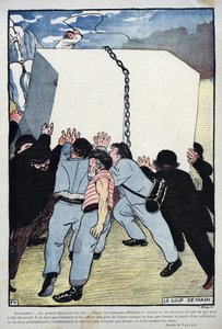 Le coup de assistance - Die große soziale Frage... - von Felix Vallotton