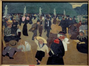 Der Garten des Luxemburg von Felix Edouard Vallotton
