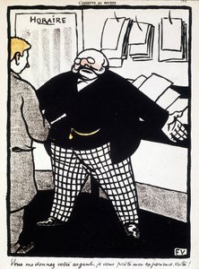 Geld und Banken von Félix Vallotton - in „L