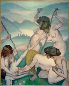 Orpheus zerstückelt von Felix Edouard Vallotton