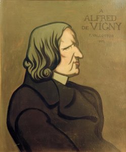 Porträt von Vigny, dekorative Malerei von Felix Edouard Vallotton