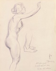 Studie für Perseus und Andromeda, 1918 von Felix Edouard Vallotton
