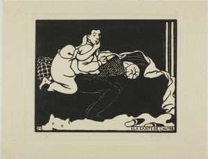 Die Gesundheit der Anderen, Platte neun aus Intimitäten von Felix Edouard Vallotton
