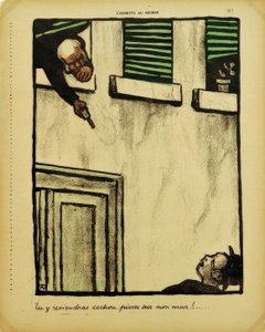 Du wirst zurückkommen, Schwein, um an meine Wand zu pinkeln von Felix Edouard Vallotton