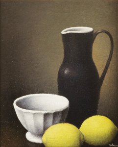 Schale und Zitronen, ca. 1930 von Felix Elie Tobeen