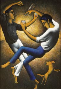 Les Deux Basques, ca. 1912 von Felix Elie Tobeen