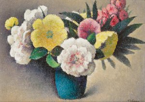 Stillleben mit Blumen von Felix Elie Tobeen