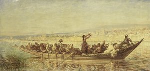 Maurische Ruderer bei Konstantinopel von Felix Francois Georges Philibert Ziem
