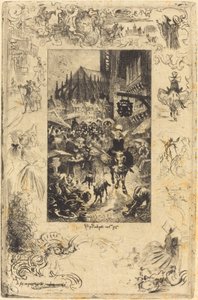 Ich machte, was man ein gutes Geschäft nennt, 1878 von Felix Hilaire Buhot
