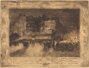 La Place des Martyrs und die Taverne des Gefängnisses, 1885