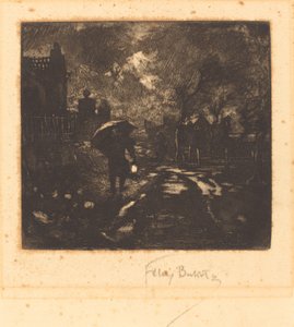 La Ronde de Nuit Nachtpatrouille, 1878 von Felix Hilaire Buhot