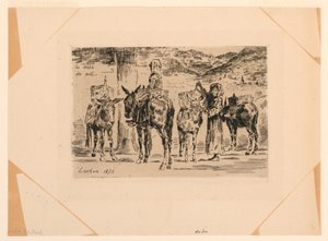 Die Esel des Südens von Felix Hilaire Buhot