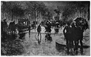 Retour des Champs-Elysées, um 1870-1900 1924