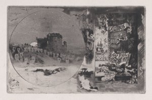 Das Eulenschloss, 1867-98 von Felix Hilaire Buhot