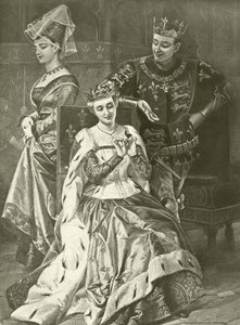 König Heinrich der Fünfte. Akt V, Szene II von Felix Octavius Carr Darley