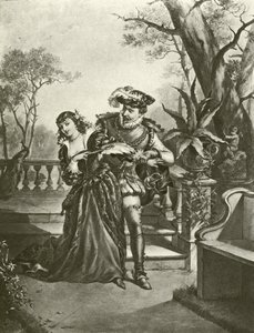 Viel Lärm um nichts. Akt V, Szene II von Felix Octavius Carr Darley