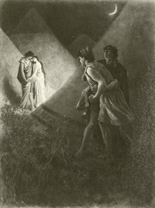 Troilus und Cressida. Akt V-Szene II (Gravur) von Felix Octavius Carr Darley