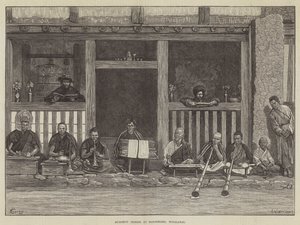 Buddhistische Priester in Darjeeling, Himalaya von Felix Regamey