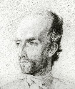 Porträt eines Mannes, ca. 1845 von Félix Ziem