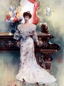 Ellis Jeffreys in Das Sakrament des Judas, um 1902 von Fellows Willson