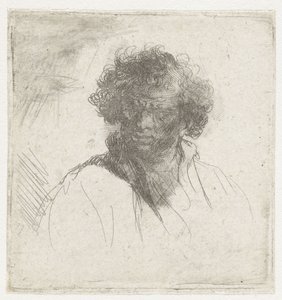 Büste eines Mannes mit verzerrtem Gesicht von Ferdinand Bol (possibly)