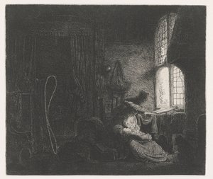 (Die Heilige) Familie in einem Raum