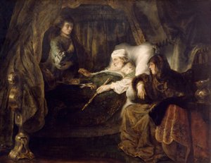 Davids letzte Anweisung an Salomo von Ferdinand Bol