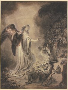 Der Engel erscheint Jakob im Traum von Ferdinand Bol