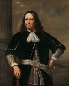 Porträt eines Marineoffiziers, wahrscheinlich Vizeadmiral Aert van Nes (1626-1693)