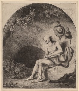 Heiliger Hieronymus in der Höhle