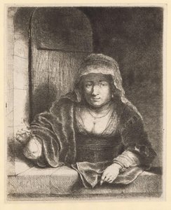 Frau mit der Birne von Ferdinand Bol