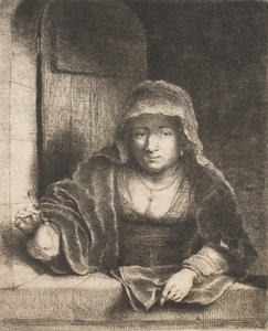 Frau mit einer Birne, 17. Jahrhundert