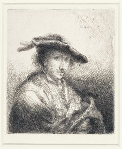 Junger Mann mit Federhut, 1642