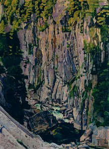 Aareschlucht von Ferdinand Hodler