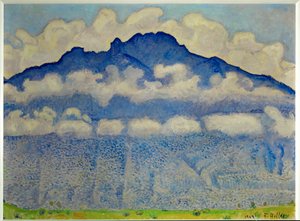 Landschaft im Berner Oberland von Ferdinand Hodler
