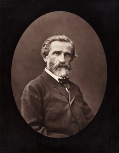 Giuseppe Verdi italienischer Komponist, 1813-1901, um 1872 von Ferdinand J. Mulnier