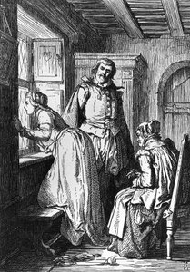 Klaerchen wartet auf Egmont, Illustration für Egmont von Ferdinand Rothbart