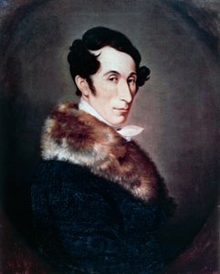 Porträt des deutschen Komponisten, Dirigenten und Pianisten Carl Maria von Weber (Eutin bei Lübeck) von Ferdinand Schimon