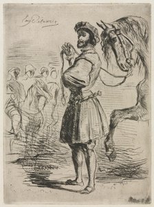 Ein Lord zur Zeit von Franz I., 1833 von Ferdinand Victor Eugene Delacroix