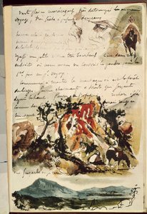 Carnets du Maroc von Ferdinand Victor Eugene Delacroix
