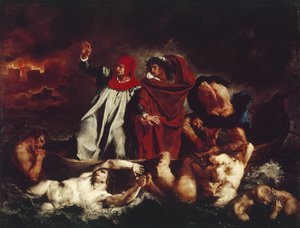 Dantes Boot, aus der Divina Commedia von Dante Alighieri