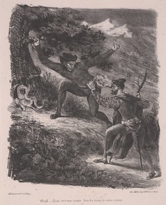 Faust und Mephistopheles im Harz von Ferdinand Victor Eugene Delacroix