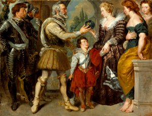 Henri IV überträgt die Regentschaft auf Marie de
